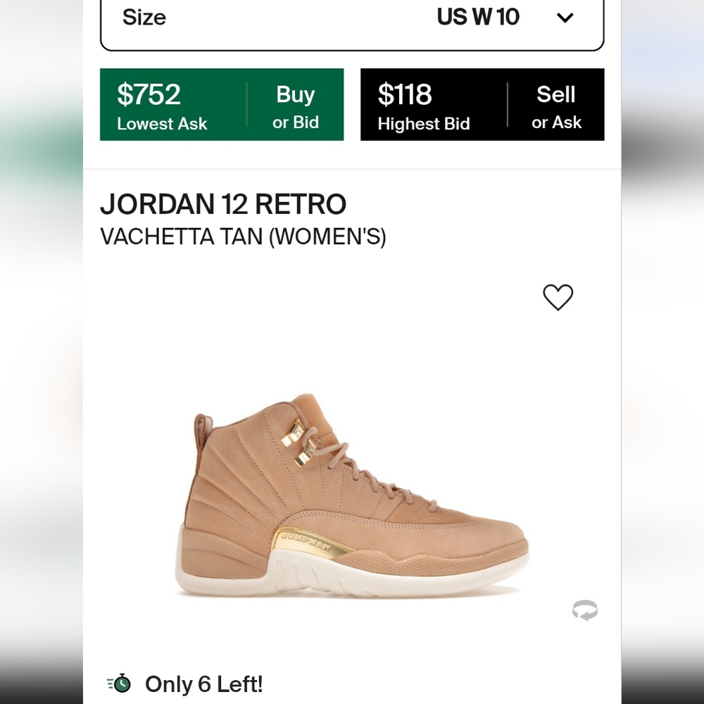 Jordan 12 Vanchetta